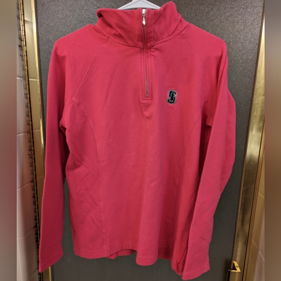 Vesi Stanford 1/4 Zip Pink Sweater Size Large - Picture 6 of 6